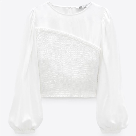 Zara Tops - Zara asymmetrical long sleeve